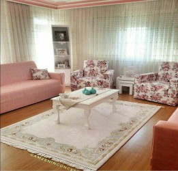 فرش ماشینی 1200 شانه کاشان