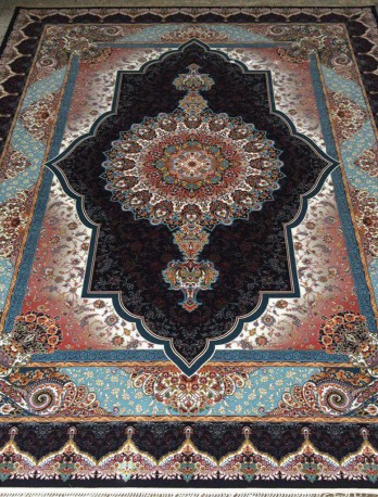 فرش ماشینی 1000 شانه هشت رنگ- طرح اراد- کد mz10005