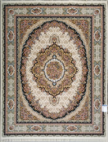 فرش ماشینی 1200 شانه 8 رنگ طرح پریناز کد sh12003