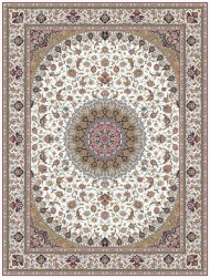 فرش ماشینی 1200 شانه 8  رنگ طرح مهر اصفهان  کد A12...