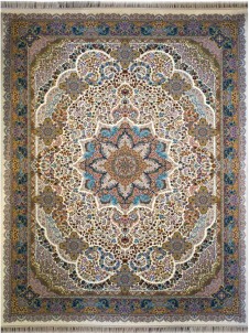 فرش ماشینی 1200 شانه طرح لادن - کد 08 A