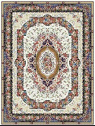    فرش ماشینی 1000 شانه 10 رنگ طرح ونسا کد s1011